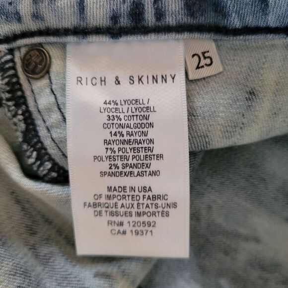 Rich & Skinny Deadbeat Skinny Denim Jeans - Picture 5 of 16